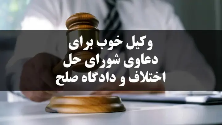 وکیل شورای حل اختلاف